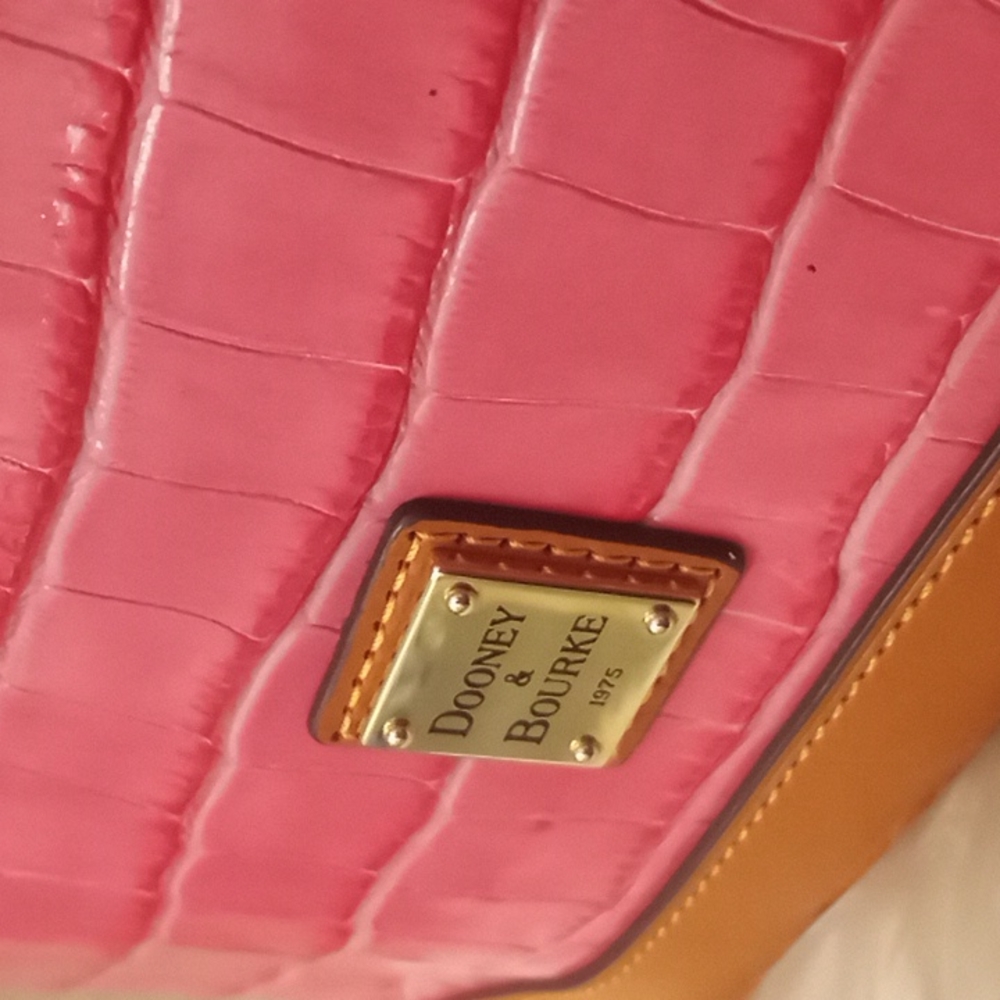 Dooney & Bourke Zip Zip Satchel Leather Handbag π - Picture 12 of 16